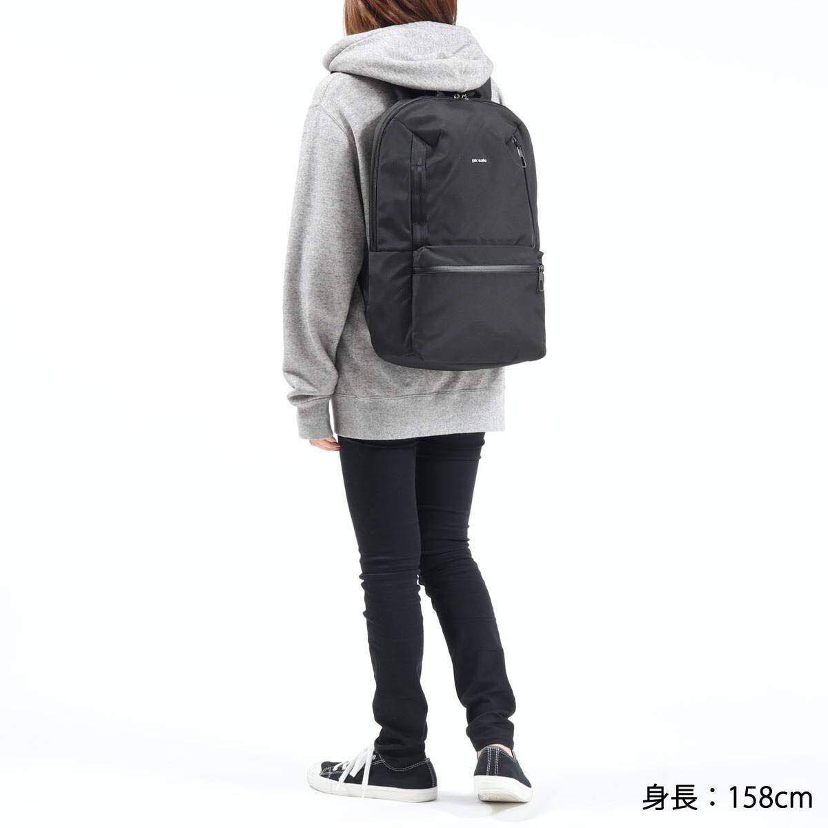 Back. Pacsafe - Pacsafe Metrosafe X 20L backpack (Black) - Slate.