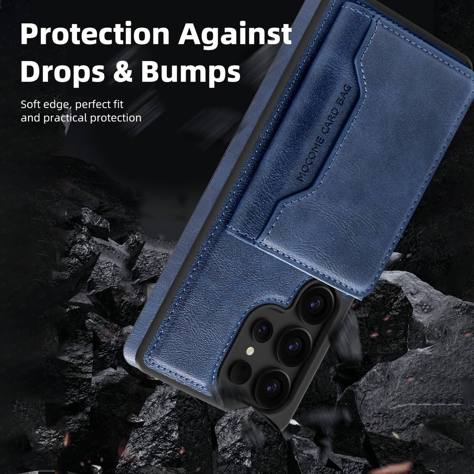 Protection Against Drops & Bumps  
Soft edge, perfect fit and practical protection  
MOOCOME CARD BAG