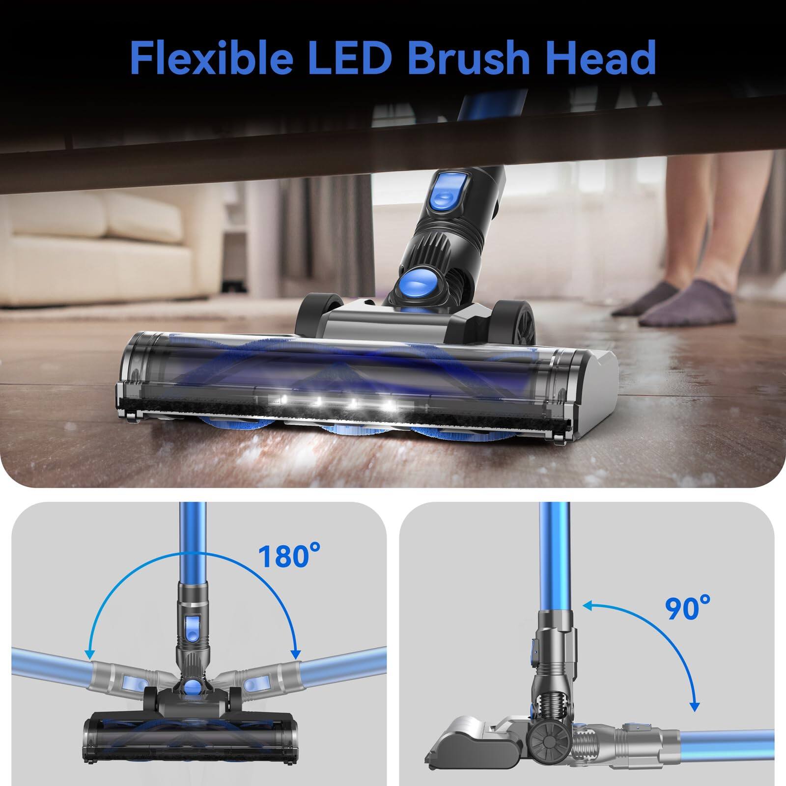 Flexible LED Brush Head

180°

90°