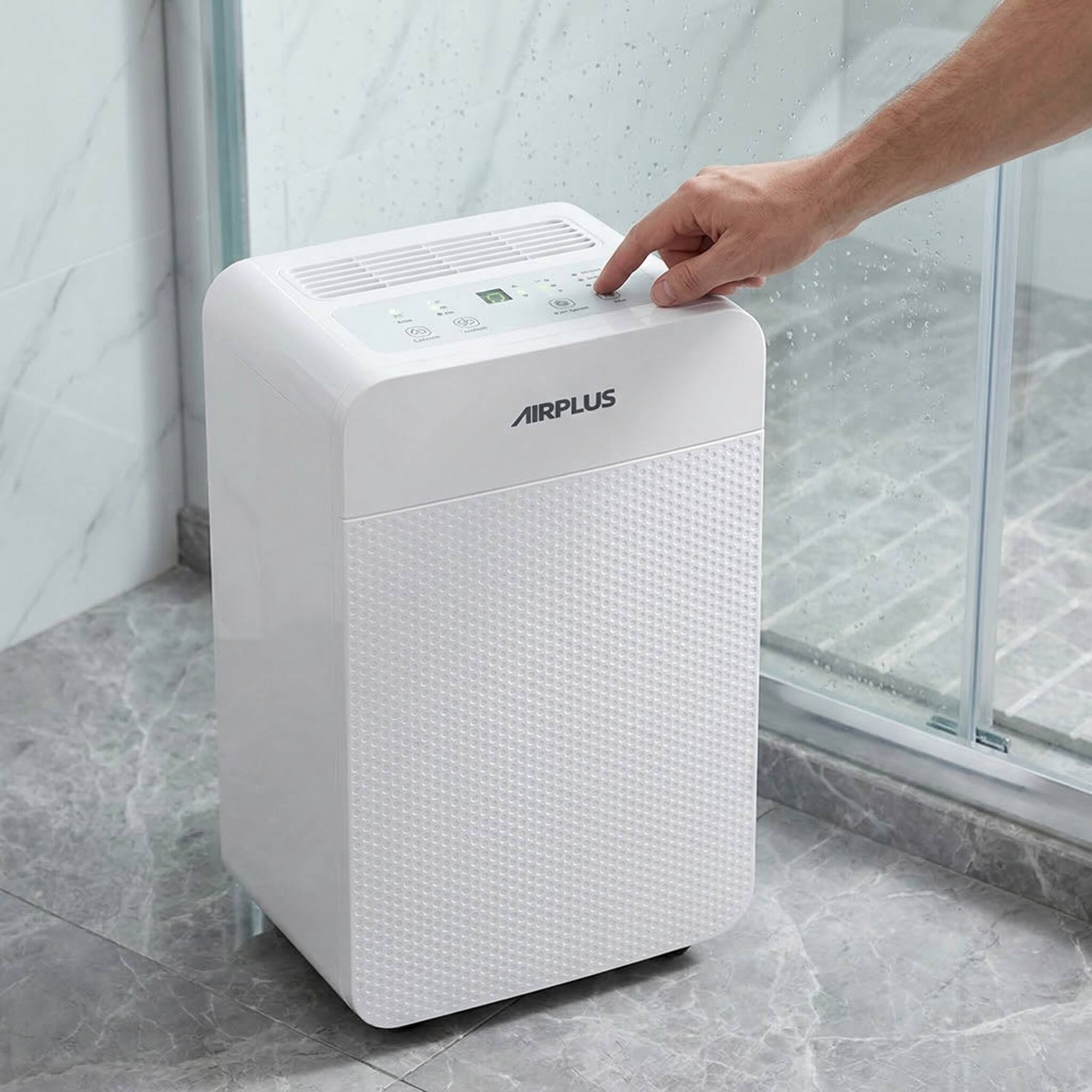 Alt View 5. Airplus - 4000 sq.ft.42 pt. Dehumidifier with Drain Hose 1.4 Gal Large Bucket.