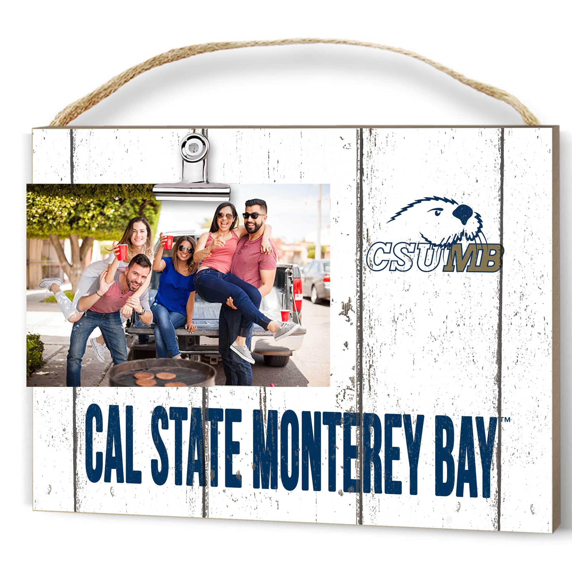 "Jardine - Cal State Monterey Bay Otters 8"" x 10"" Weathered Clip It Frame - White" price history on PriceWatchPro