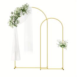 Oumilen - Set of 2 Wedding Arch Stand, 7.3FT & 6FT