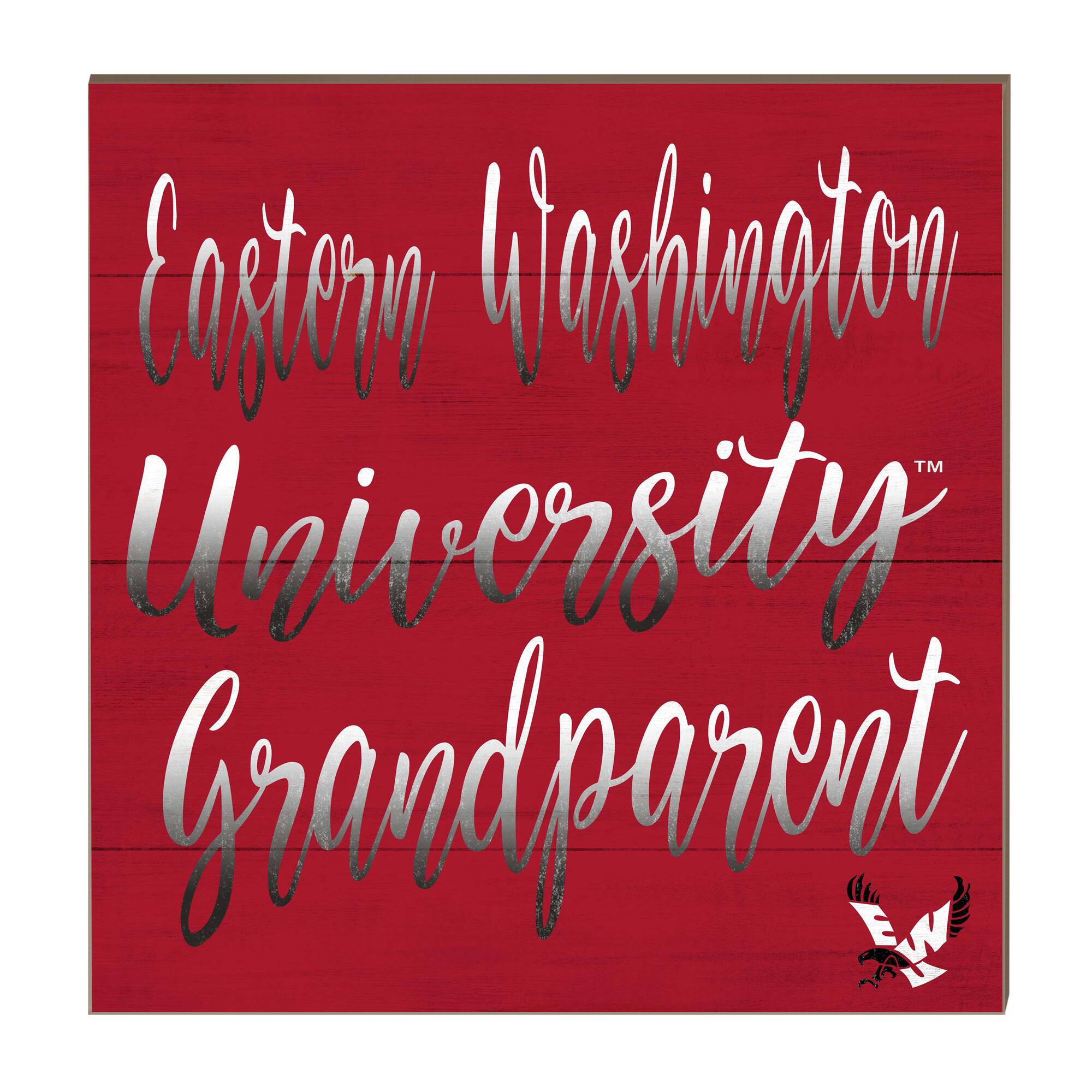 Eastern Washington Eagles 10'' x 10'' Grandparent Plaque