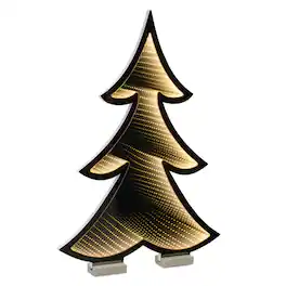 BreeBe - Pine Tree Outline Ekko Light Display 24.5"H - White