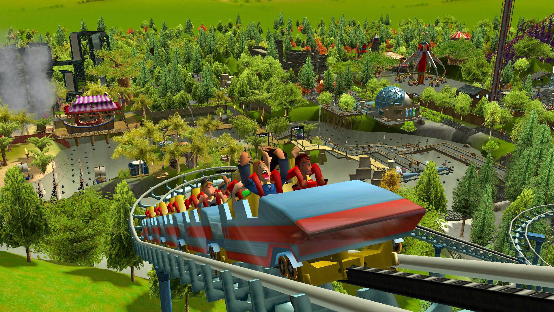 Alt View 2. Atari Interactive - RollerCoaster Tycoon 3.