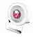 Front. Keyscaper - New York Islanders Linen Print Nightlight Charger & Bluetooth Speaker - White.