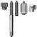 Angle. Fentgo - Air Styling and Drying System, 5 in 1 Hair Styler with Automatic Curlers Hot Air Brush Styler and Dryer for Hair Styling - Gray.