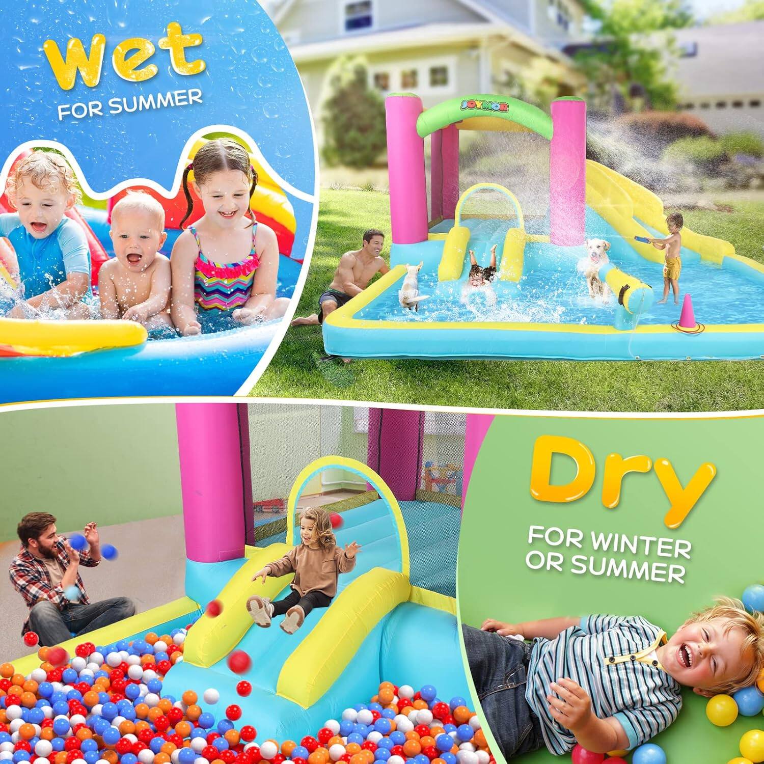 Wet FOR SUMMER  
Dry FOR WINTER OR SUMMER