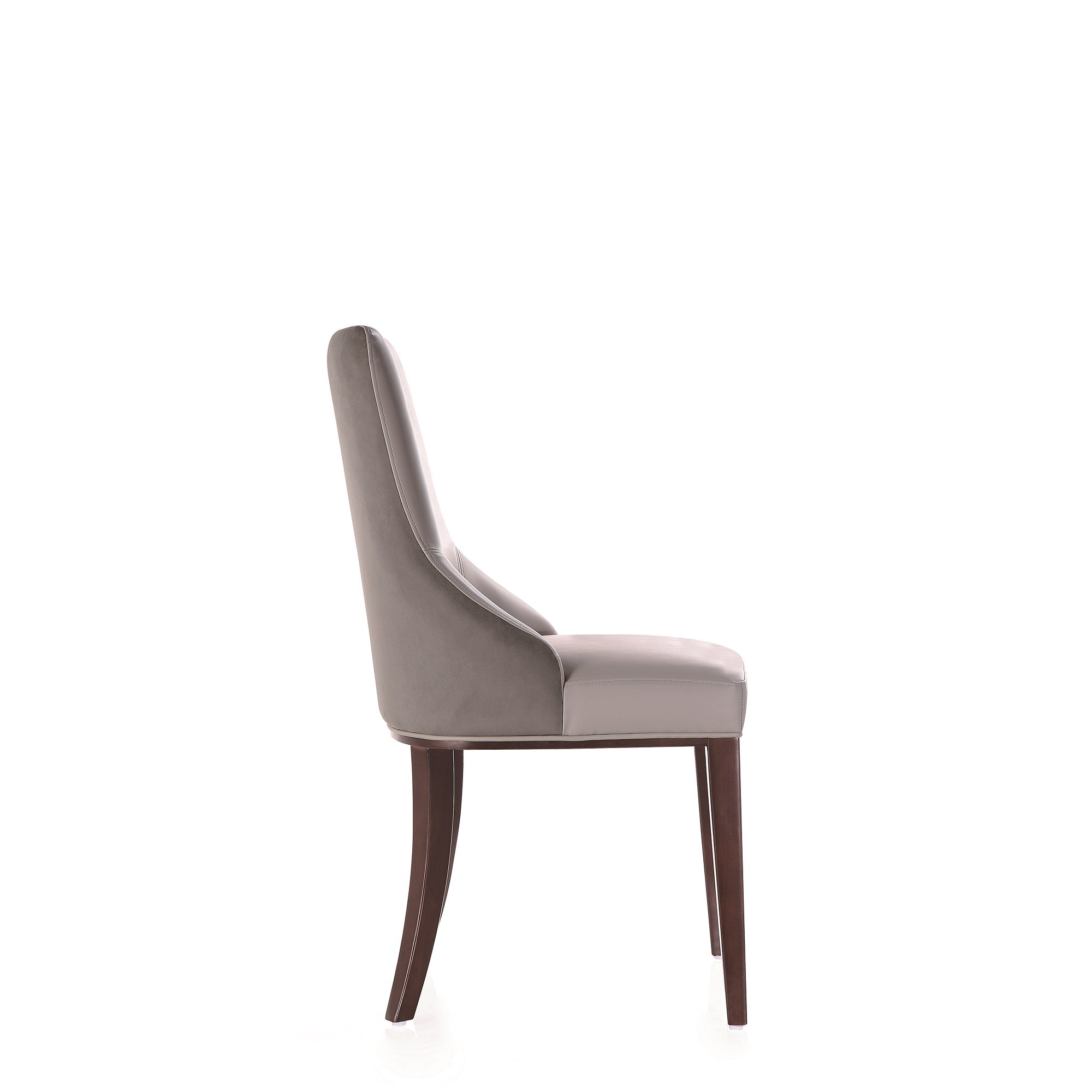 Alt View 4. Manhattan Comfort - Shubert Modern 8-Piece Dining Chair Set - Light Gray.
