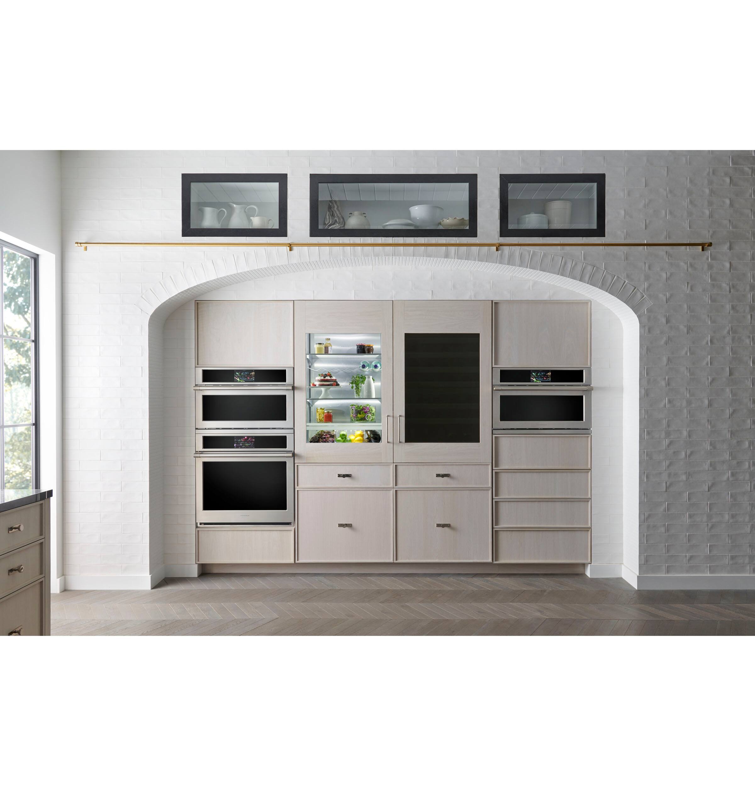 Alt View 32. Monogram - 14.6 Cu. Ft. Bottom Freezer Built-In Refrigerator with Dual Refrigeration System - Stainless Steel.