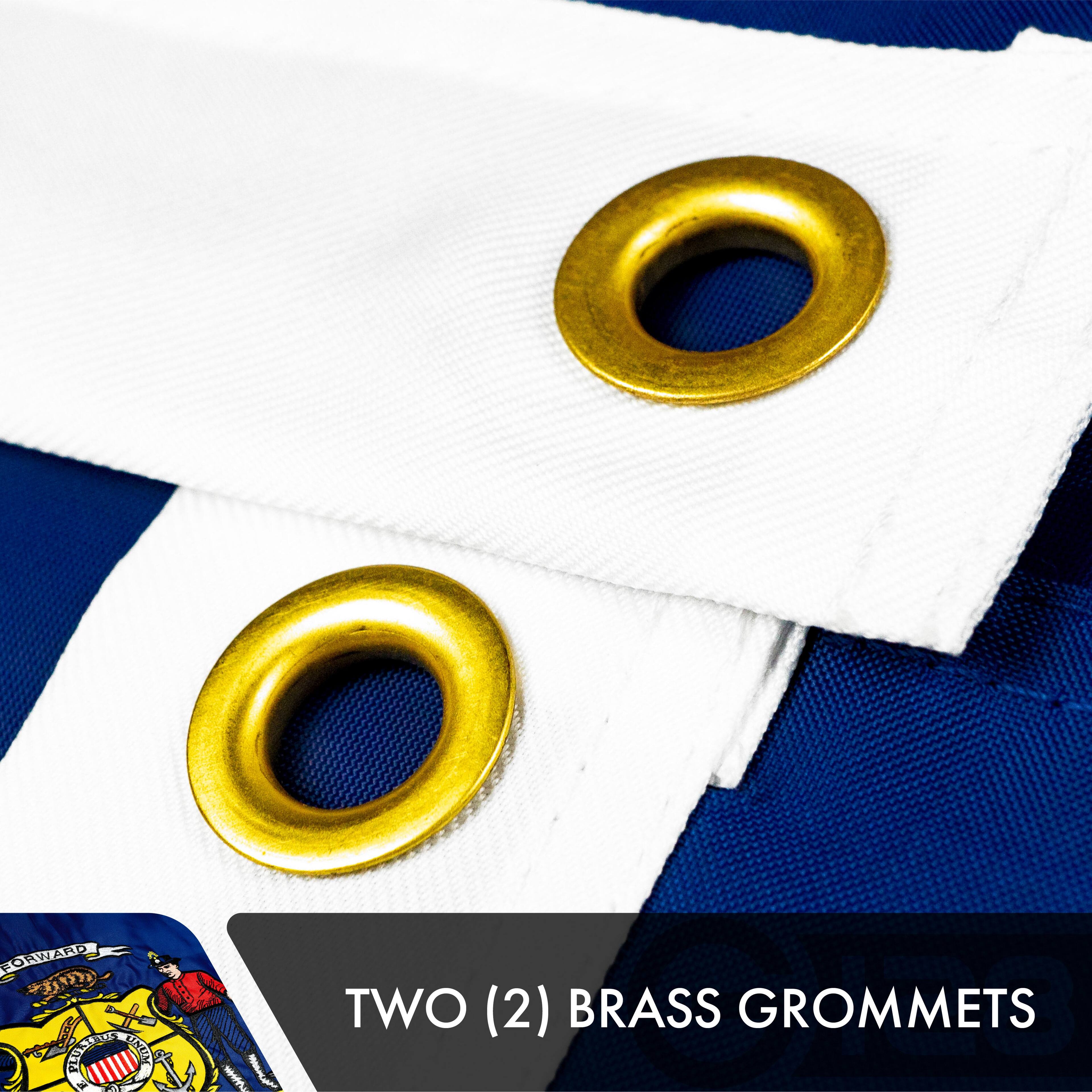 AWIOS Lone FEIER SC ANA M 014 K FA - TWO (2) BRASS GROMMETS