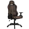 Front. Arozzi - Torretta Supersoft Upholstery Fabric Gaming Chair - Brown.