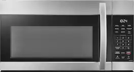 Insignia™ - 1.7 Cu. Ft. Over-the-Range Microwave with 1,000W Cooking Power - Stainless Steel