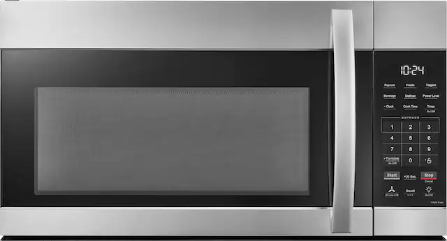 Insignia™ - 1.7 Cu. Ft. Over-the-Range Microwave with 1,000W Cooking Power - Stainless Steel