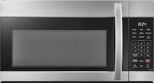 Insignia™ - 1.7 Cu. Ft. Over-the-Range Microwave with 1,000W Cooking Power - Stainless Steel
