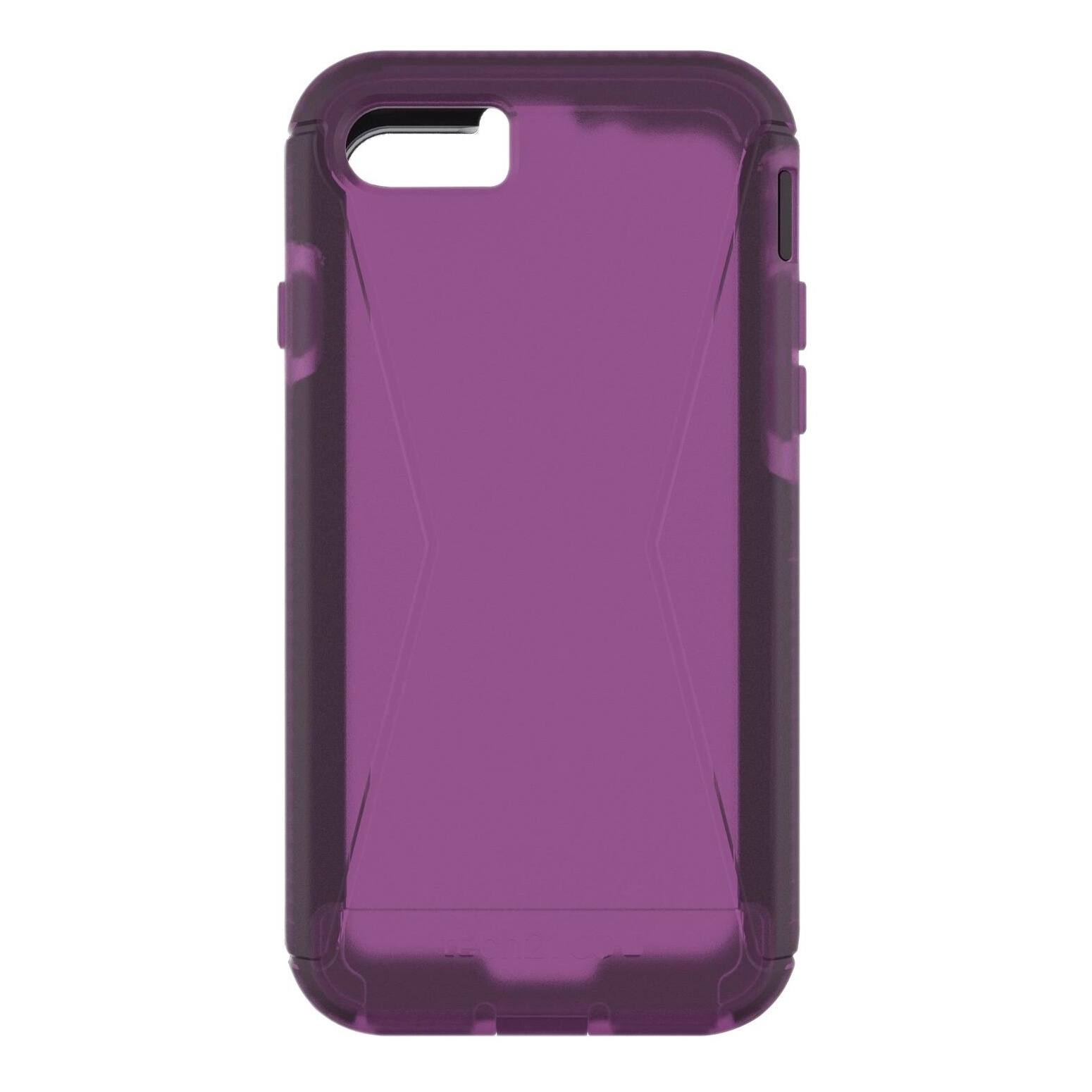Alt View 2. Tech21 - Tech21 EVO Tactical Extreme Case & Holster for Apple iPhone SE/8/7/6, Rugged Drop Protection - Violet - Violet.
