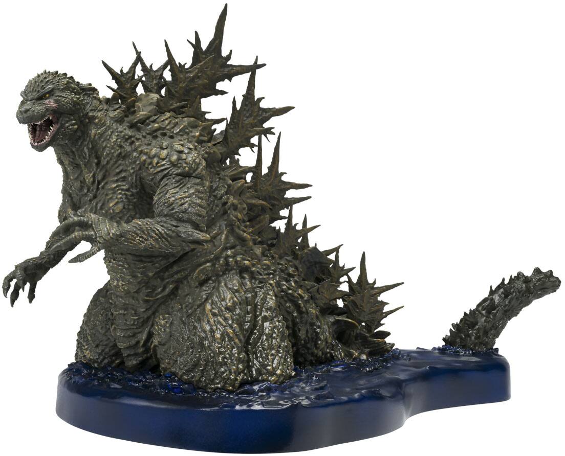 Angle. Bandai - Godzilla Minus One Art Vignette Godzilla(2023) Offshore Image Ver. 10.6" Figure.