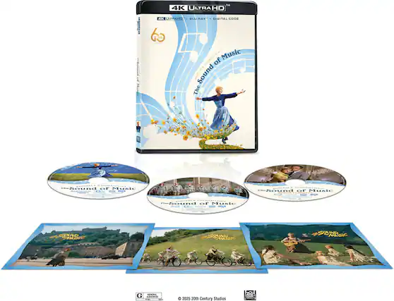 Front. The Sound of Music (60th Anniversary) - 4K Blu-Ray.