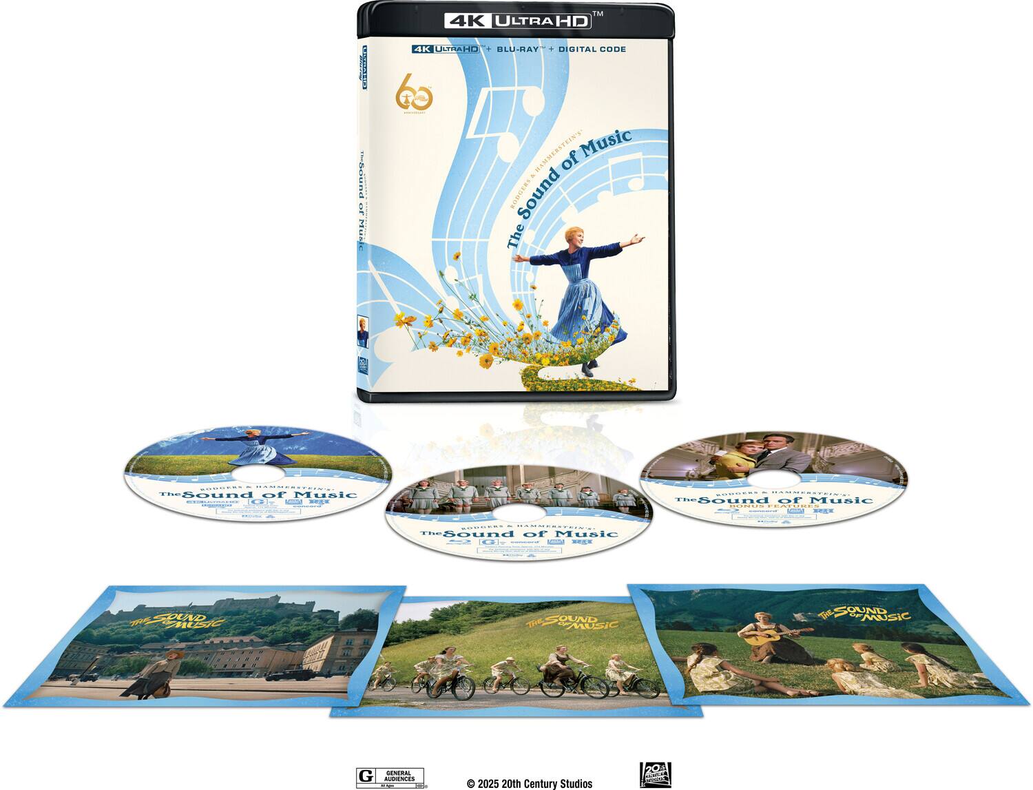 Front. The Sound of Music (60th Anniversary)   - 4K Blu-Ray.