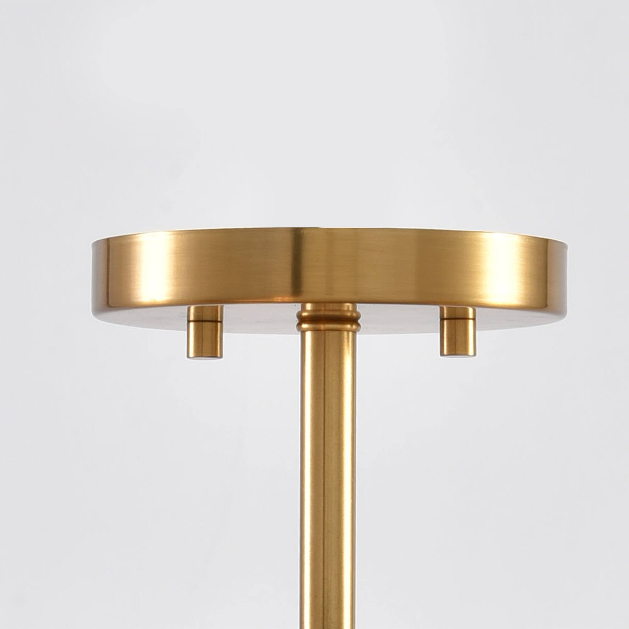 Alt View 7. Parrot Uncle - 14” Gold Semi-Flush Mount Ceiling Light - Gold.