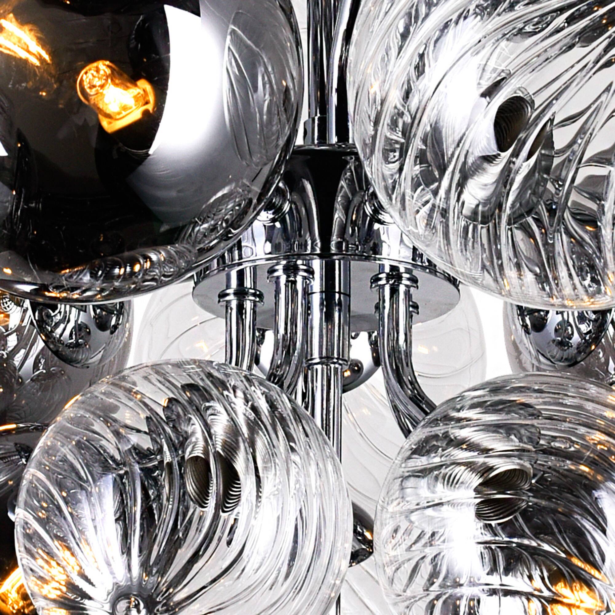 Alt View 2. CWI Lighting - Pallocino 27 Light Chandelier With Chrome Finish - Chrome.