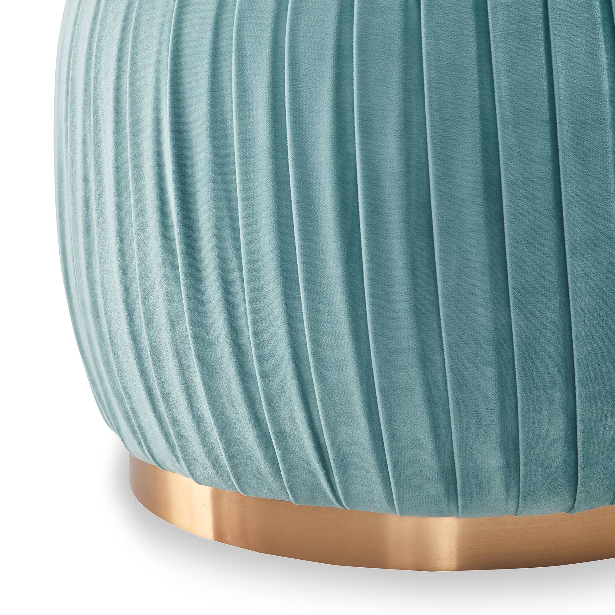 Alt View 13. Adore Decor - Jolie Ottoman - Teal.