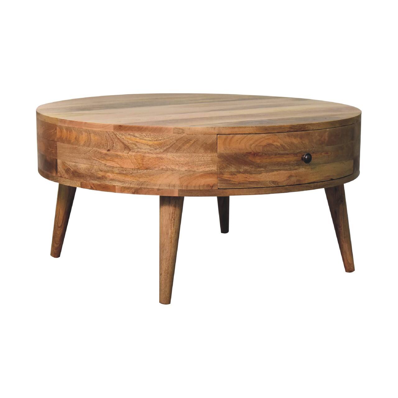 Alt View 3. Artisan Furniture - Odyssey Oak-ish Coffee Table - Brown.
