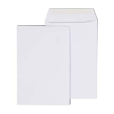Front. Staples - Economy Gummed Catalog Envelopes, 6" x 9", 250/Box - White.