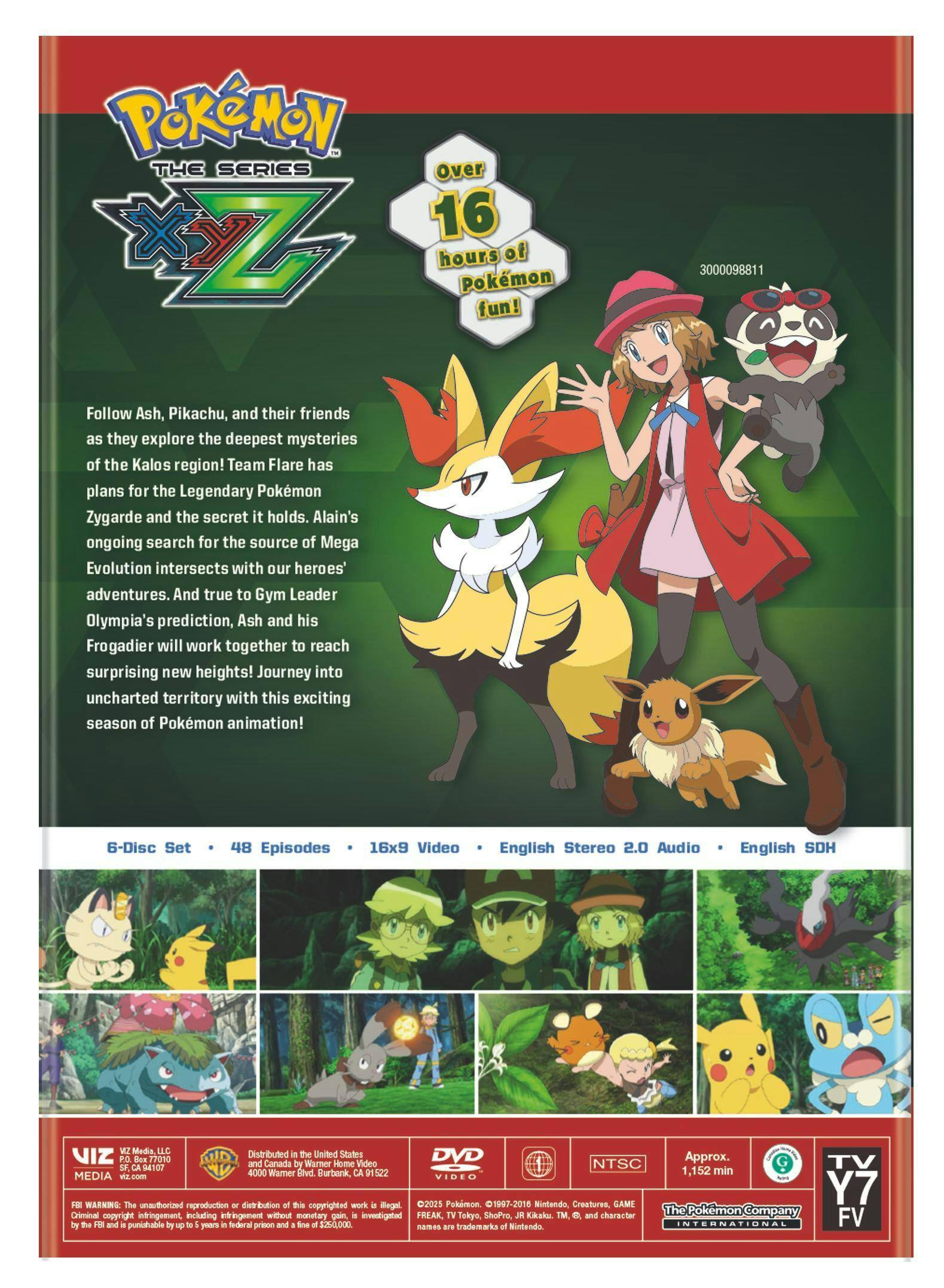 Back. Pokémon The Series: XYZ [DVD].