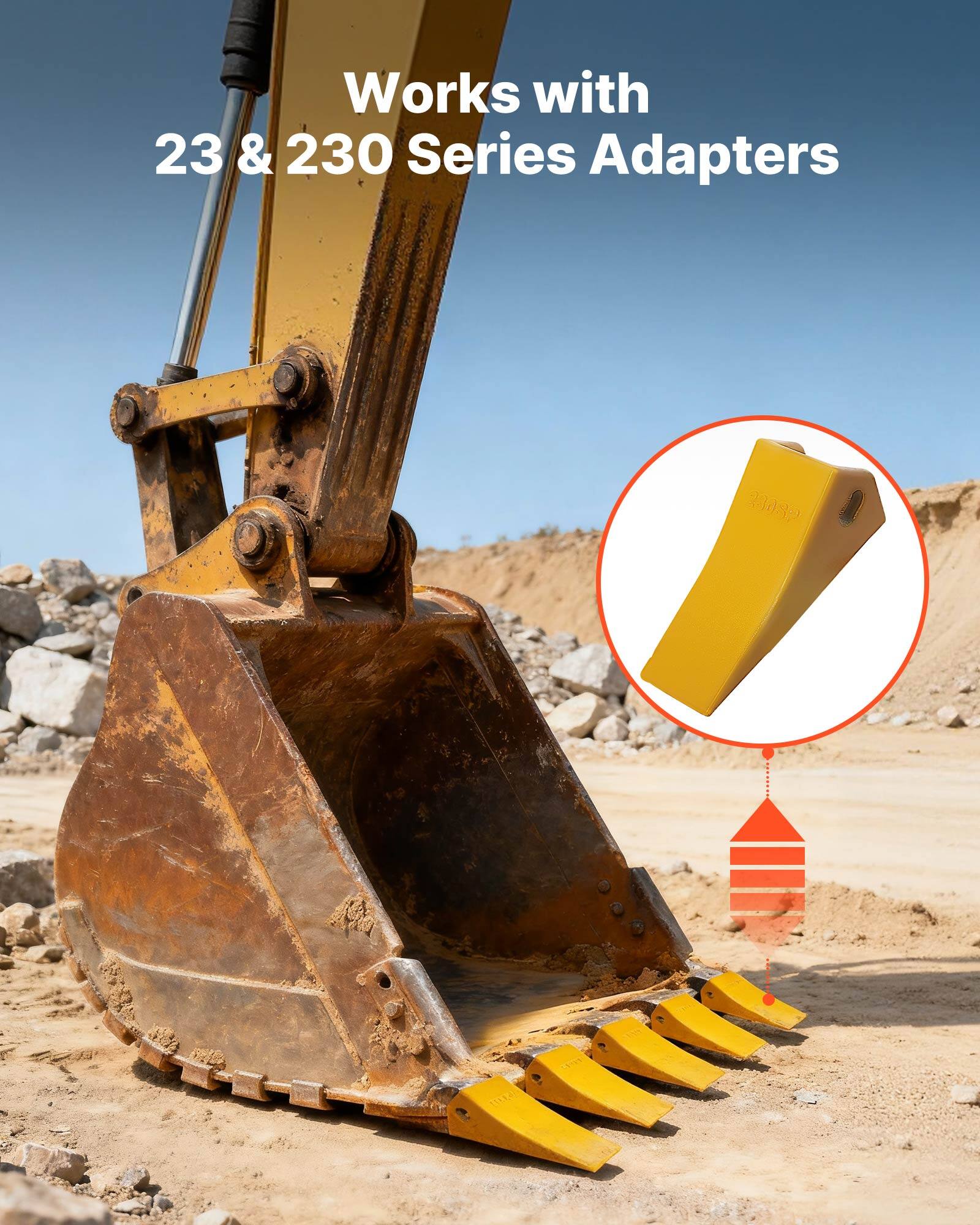 Works with 23 & 230 Series Adapters