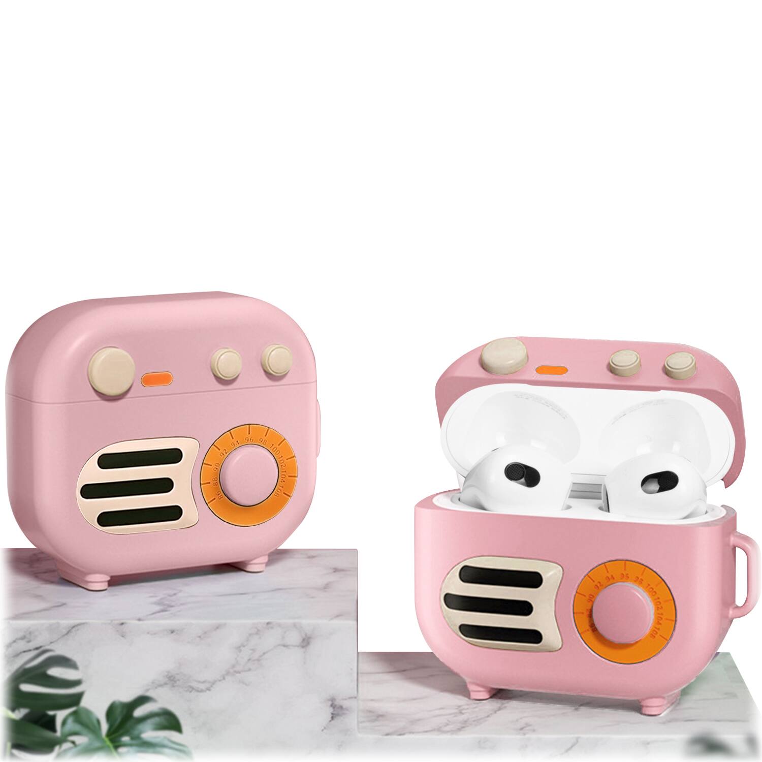 Alt View 12. SaharaCase - Case for Apple AirPods 3 (3rd generation) - Pink.