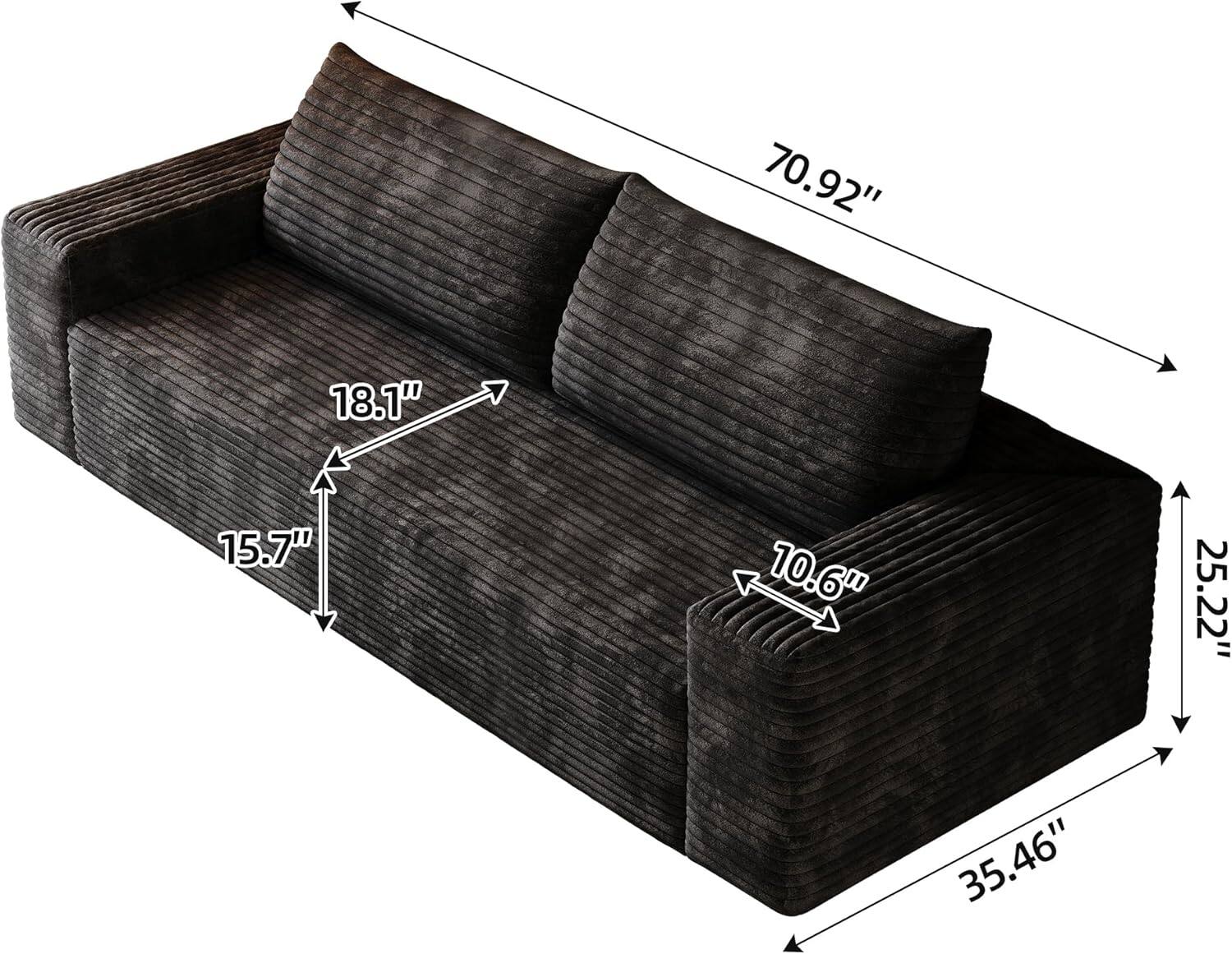 70.92" 18.1" 15.7" 10.6" 25.22" 35.46"