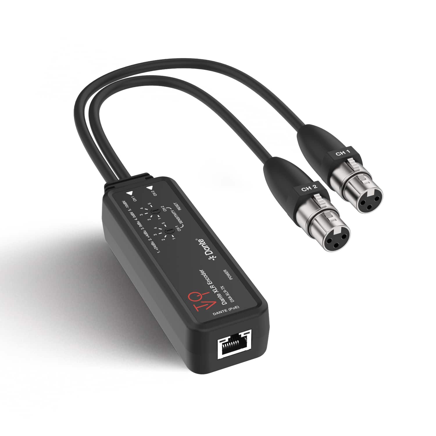 Orei - Dante XLR Encoder with Dual XLR Input and PoE (DXA-XLR-TX) price history on PriceWatchPro