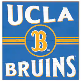 Jardine - UCLA Bruins 10'' x 10'' Retro Team Sign - Blue