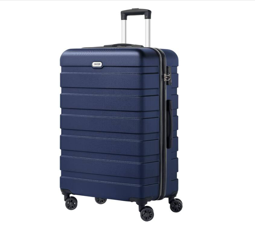 Front. Brick Attic - 28 Inch Luggage PC ABS Hardside Lightweight Suitcase with 4 Universal Wheels TSA Lock Checked-Large - Navy.
