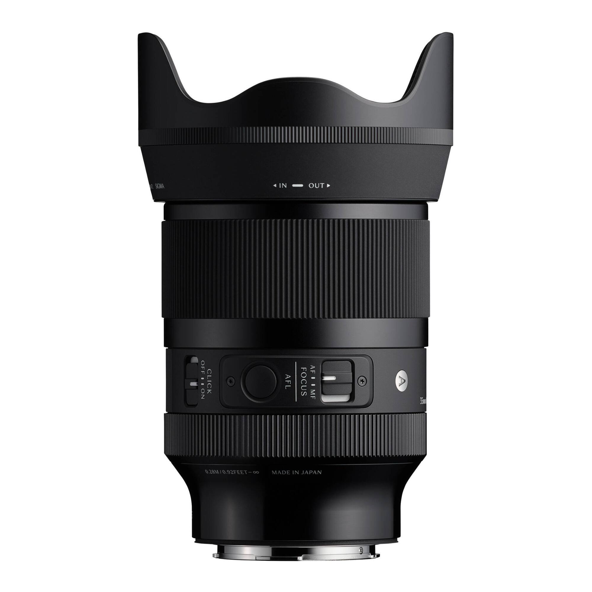 SOMA  
IN OUT  
OFF CLICK  
AFI - MF  
0.28M/0.92FEET - 2M  
MADE IN JAPAN