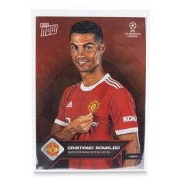 UCL TOPPS NOW Card #14 | Cristiano Ronaldo Signs for Manchester United - White