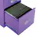 Alt View 17. OSP Home Furnishings - 3 Drawer Locking Metal File Cabinet with Top Shelf - Purple.