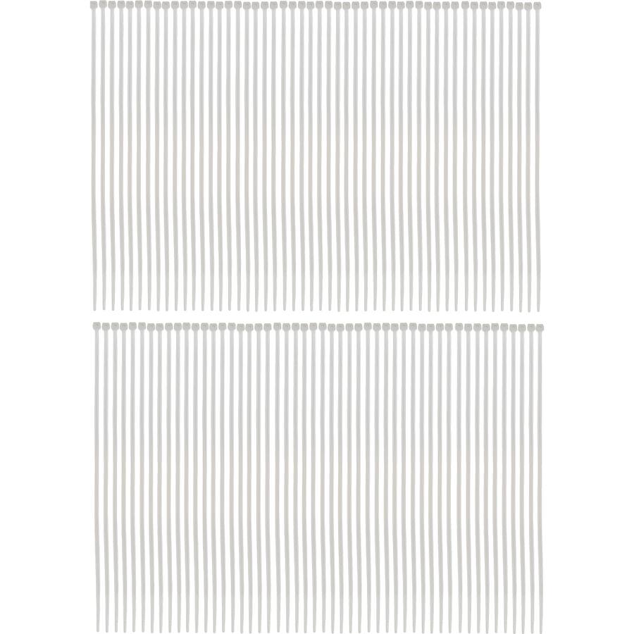 Alt View 1. Tripp Lite - Eaton Tripp Lite Series 7.5" Nylon Cable Ties - 100-Pack - 40lb Strength - Gray.