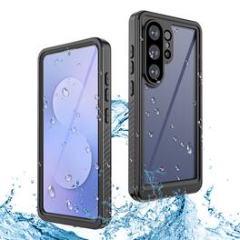 Dteck - Waterproof Full Body Case for Samsung Galaxy S26 Ultra Clear Shockproof Cover with Screen Protector Rugged Shell - Black