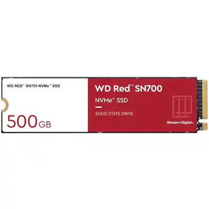 WD Red™ SN700 NVMe™ SSD
500 GB
SOLID STATE DRIVE
Western Digital