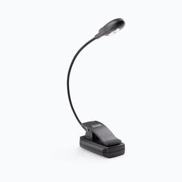On Stage Stands - On-Stage LED102 Clip-On Solo LED Light (Sheet-Music-Stand Lighting, Tabletop Base, Adjustable Gooseneck, High- and - Black