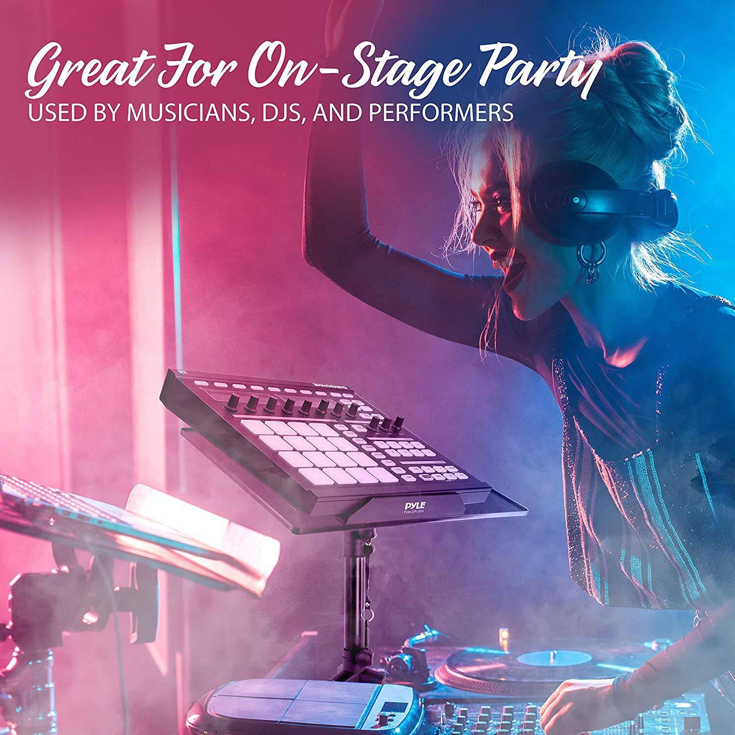 Great For On-Stage Party  
USED BY MUSICIANS, DJs, AND PERFORMERS