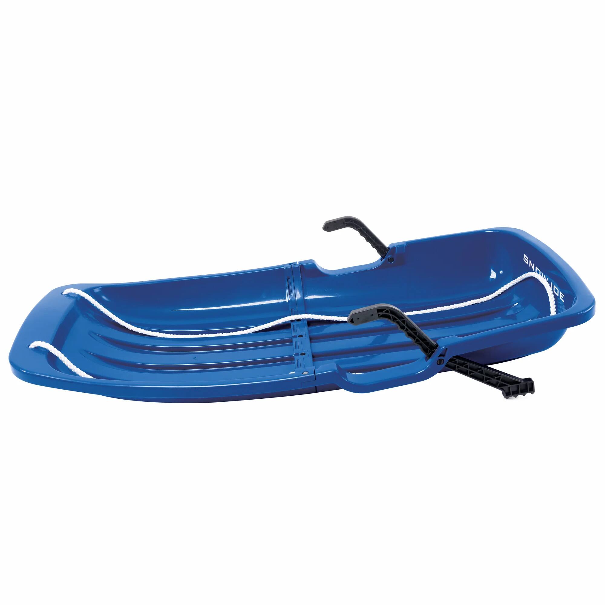Alt View 5. Snow Joe - Snow Joe Plastic Snow Sled, 48” Sledding Toboggan Board w/ Handles, SJ-SLD48-SJB - Blue.