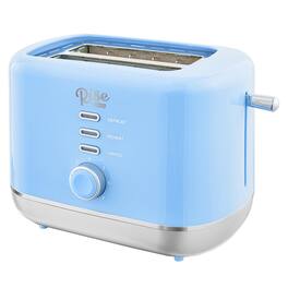 Rise by Dash Plastic 2 slot Toaster 7.4 in. H X 7.2 in. W X 11.1 in. D - Blue