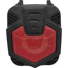 Front. iQ Sound - Shell Dock Portable Bluetooth Speaker - Red.