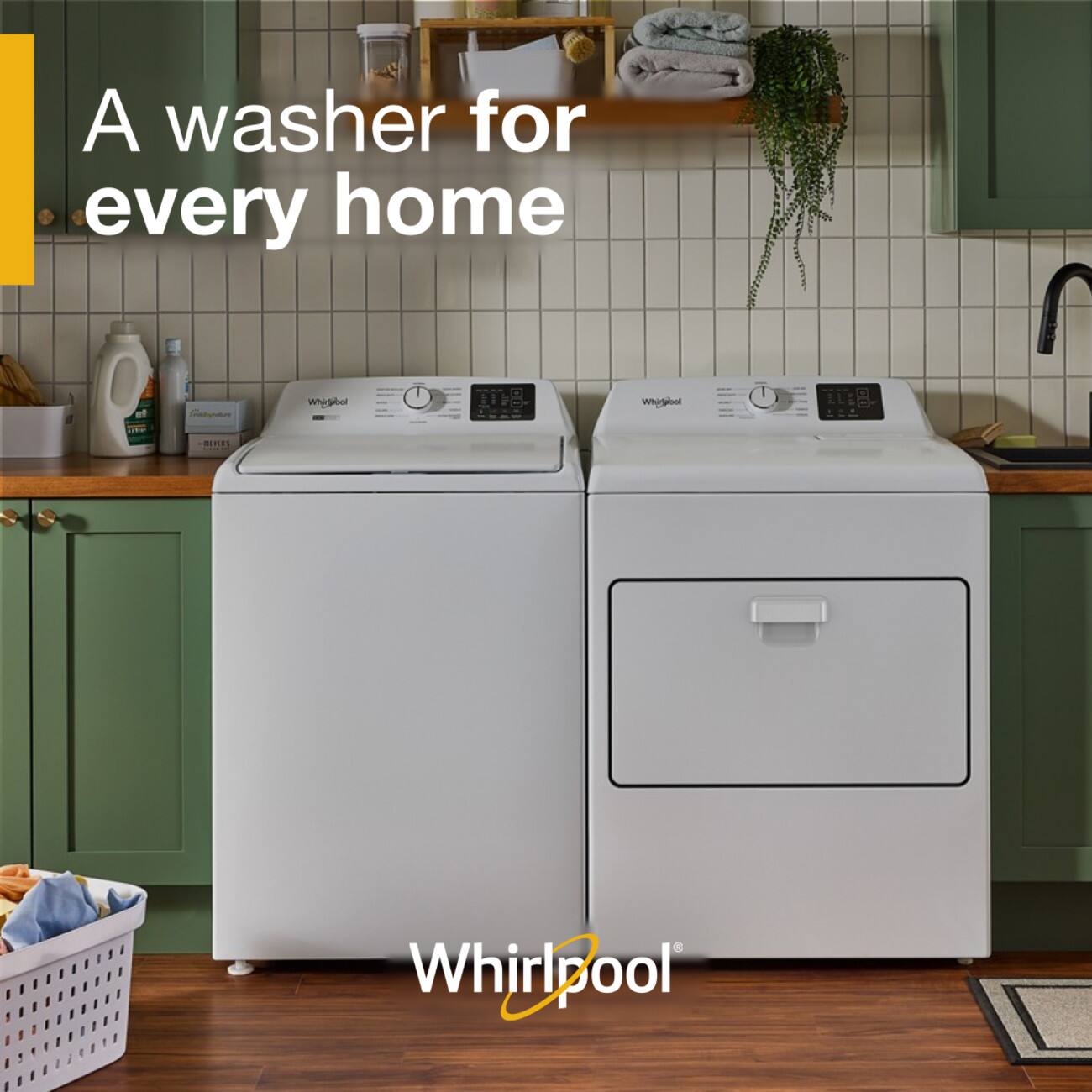 A washer for every home

Whirlpool