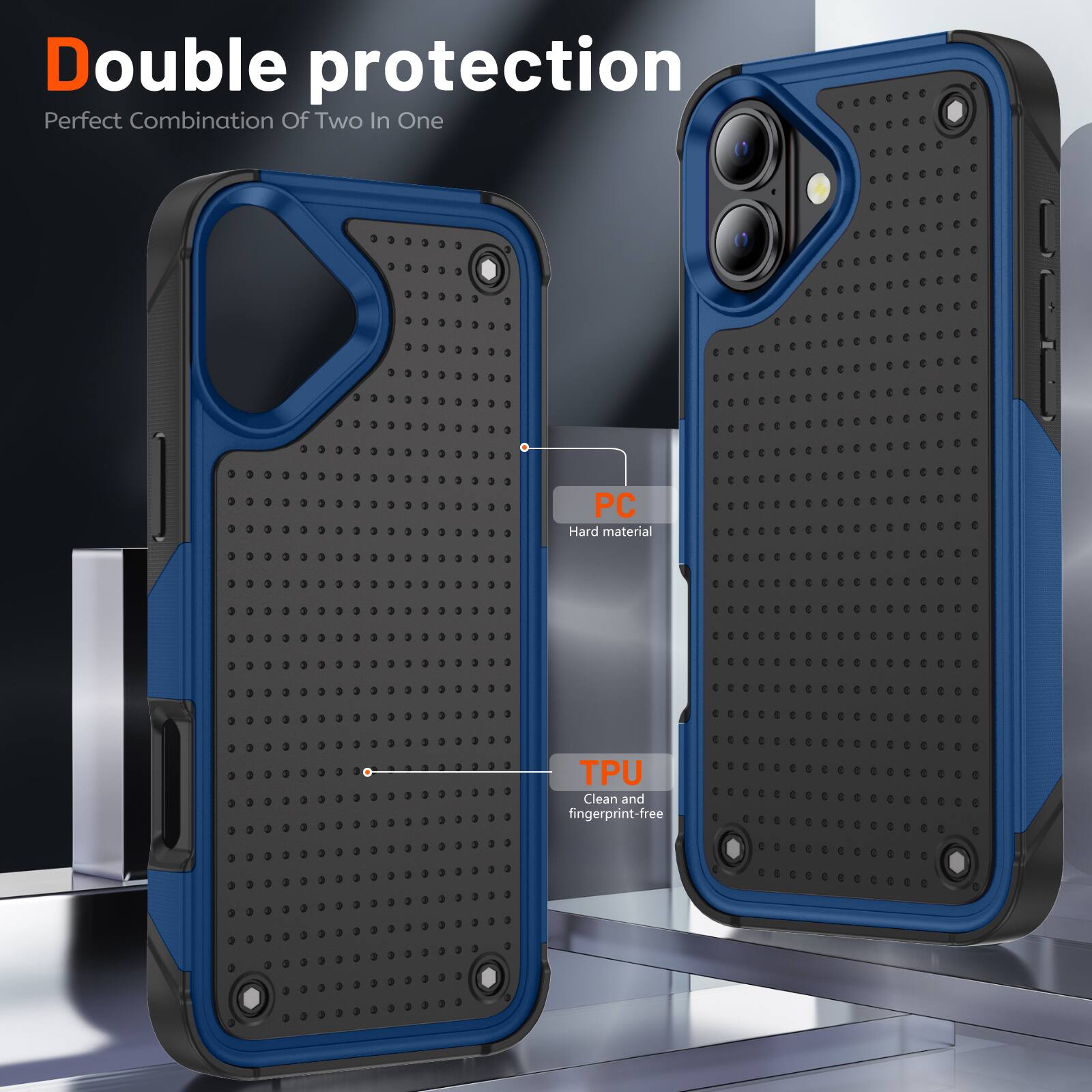 Dteck For Apple iPhone 17 Case Shockproof Drop Protective Rugged Heavy ...