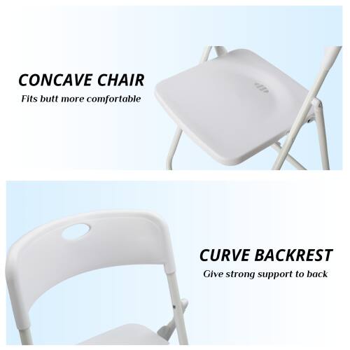 CONCAVE CHAIR  
Fits butt more comfortable  

CURVE BACKREST  
Give strong support to back