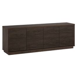 Hudson&Canal - Tullis Rectangular Fluted TV Stand for TV's up to 78" - Alder Brown
